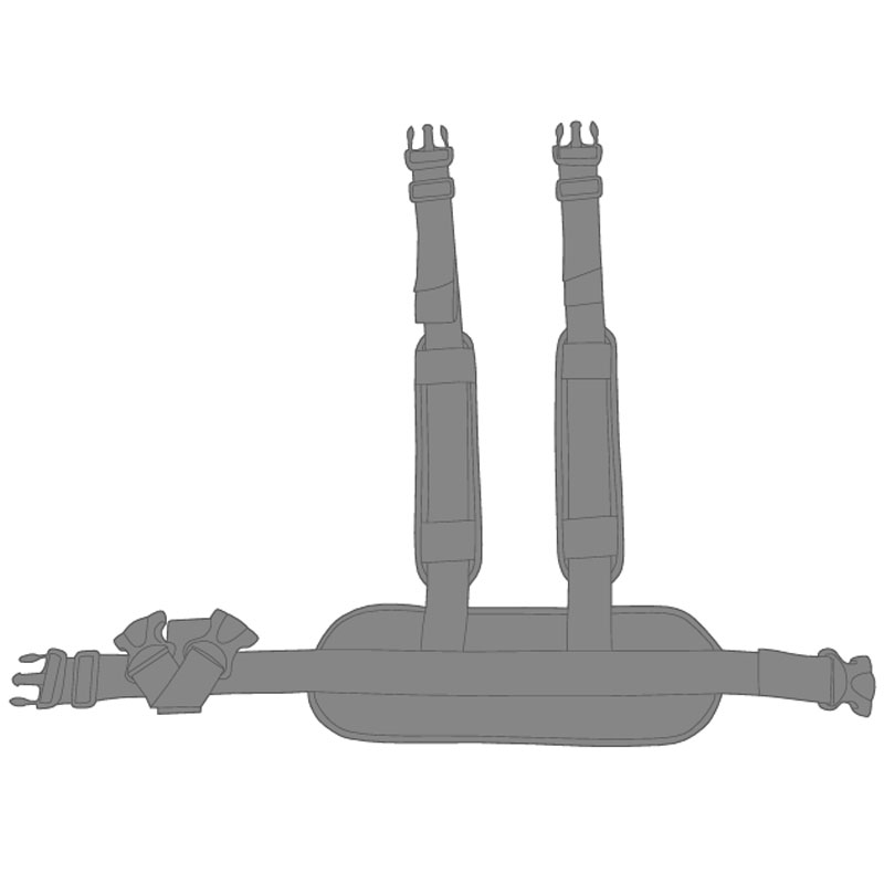 Cinturón abdominal acolchado